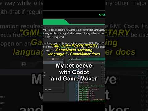 The reason I don't use GODOT. #gamedev #devlog #godot #python #construct3