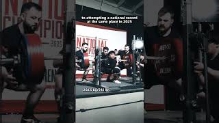 squatting well over 3x bodyweight in competition at the same venue twice