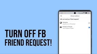 Turn Off Friend Request on Facebook || Tech Wash