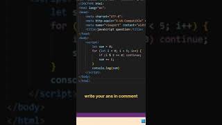 JavaScript Interview Question -08 - #javascript #js #shorts #shortvideo #short