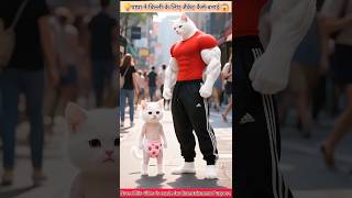 🥵🧥बिल्ली कैसे जल गई😱😥#cats #catlife #cartoon #shorts #ytshorts #cutecat #kitten #aicat