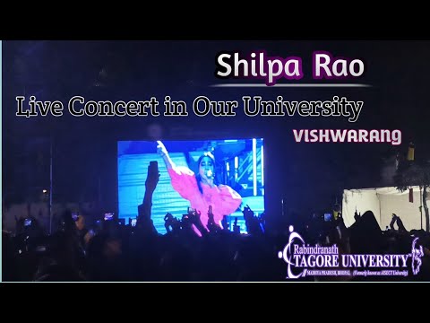 @ShilpaRaoLive  Live Concert In My College in Vishwarang (2022) |RNTU Bhopal|#rntu #shilparao#college