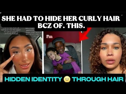 SHE HAD TO WEAR HER HAIR STRAIGHT TO HIDE HER IDENTITY 😭CURLY HAIR STRUGGLES || MY HAIR MY IDENTITY