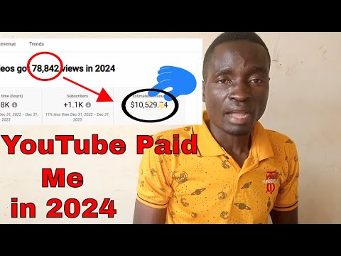 YouTube paid me $10,529 in 2024 - how much YouTube paid me in 2024