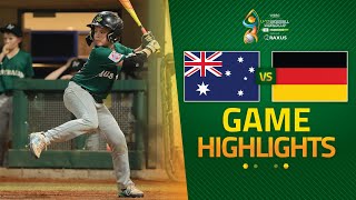 HIGHLIGHTS | 🇦🇺 Australia 🆚 🇩🇪 Germany | WBSC U-12 Baseball World Cup 2025