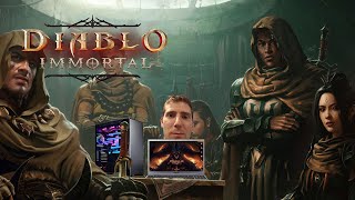 When PC Players see Diablo Immortal Login Screen for the first time