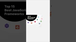 Top 15 Javascript frameworks #techshorts #codingshorts #funny #100k #coding #developerlife #viral