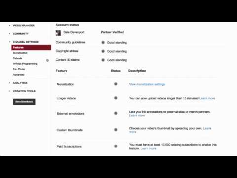 How to Series: Check your YouTube account status