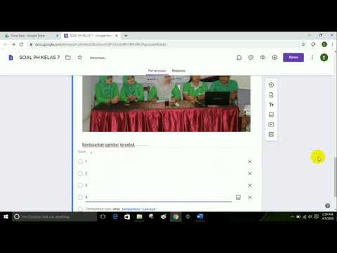 Membuat Soal Ujian Online dengan Google Form, Melihat Respon, dan Menambahkan Gambar
