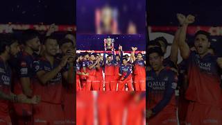 RCB Won the IPL 2025 Trophy 🔥#shorts​ #youtubeshorts​ #cricket​ #pbksvsrcb​ #rcb​ #viratkohli​