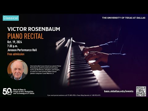 Victor Rosenbaum Piano Recital