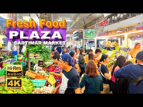 Cartimar Market Sariwang Bilihin at Malinis na Palengke Pasay City 🇵🇭 | 4K Food and Walk Tour |