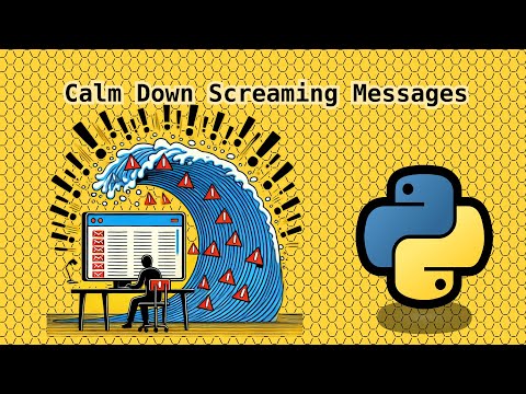 Calm Down Messages with Regular Expressions #pythontutorial #regex #regularexpressions