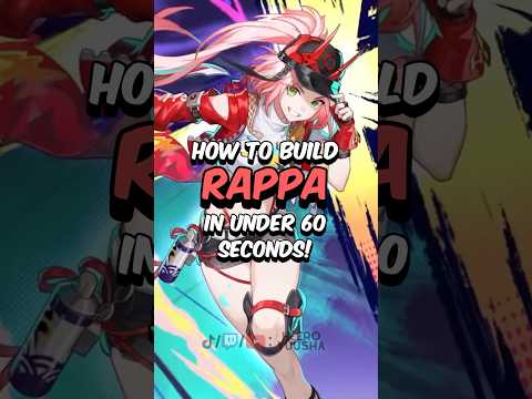 BEST RAPPA BUILD - How to Build Rappa in 60 Seconds #honkaistarrail #starrail #hoyoverse