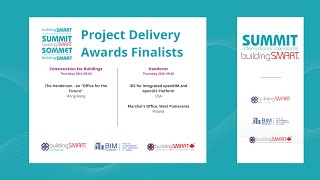 openBIM Awards Program 2022 - Construction for Buildings & Handover Finalists