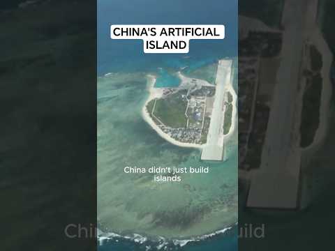 China’s Artificial Islands: Military Bases or Beaches? #thinkinseconds #shorts #southchinasea