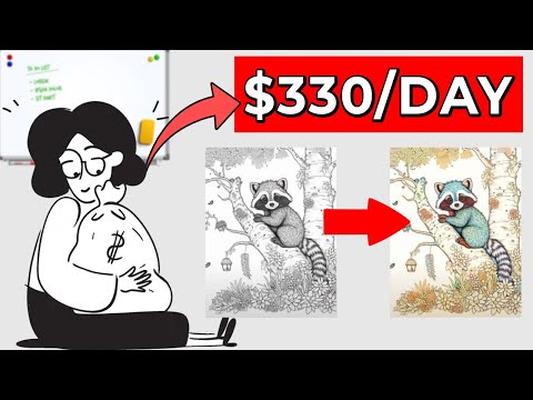 How To Make PASSIVE INCOME With ChatGPT Selling Color Books