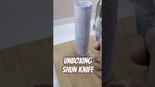 Tried Cutting Paper Roll with a New Shun Knife… Failed.