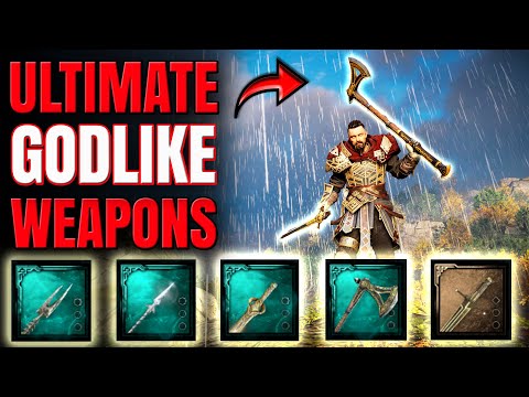 Assassin's Creed Valhalla - The 5 STRONGEST WEAPONS and How To Get Them!