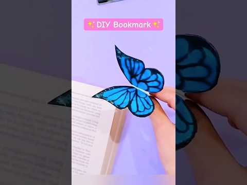 DIY pretty bookmark😻✨#diy #art #artandcraft #trending #shorts