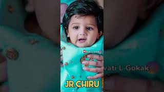 Junior Chiru New Look #juniorchiru #meghanaraj #chirusarja #shorts #viral #trend