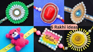 6 DIY Eco Friendly Rakhi making for Competition 2025/How to make Rakhi at home with Wasted Materials