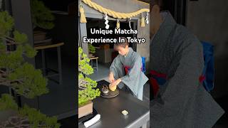 Unique matcha experience in this Tokyo cafe 🍵 #tokyofood #tokyocafe #tokyotravel #japanfood #matcha