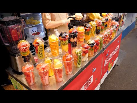 KING of FRUIT JUICE Amazing Fruit Cutting & Juice Making  Indian Street Food