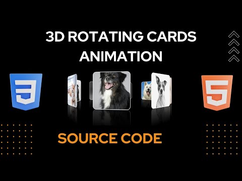 Create Stunning 3D Rotation Cards Animation with CSS | CSS Tutorial
