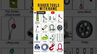 rigger tools with name / rigger ka kya tools hoty hain 🔨🛠🔗🔩🔧 #rigging #shorts #youtubeshorts #motiva