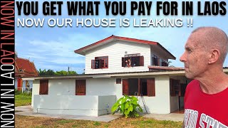 Poor Lao Workmanship on Our House Renovation | Now in Lao