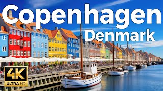 Copenhagen, Denmark Walking Tour 4k - With Captions