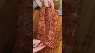 BACON RIBS = Pork Ribs Cured Like Bacon & Smoked