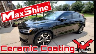 MAXSHINE Ceramic coating on a Polestar 2