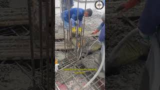 Manpower transport concrete pouring