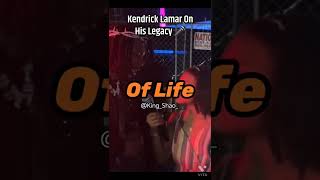 Kendrick Lamar On His Legacy #kendricklamar #hiphop #rap #rapinterview #rapvideo #rapedits #topdawg