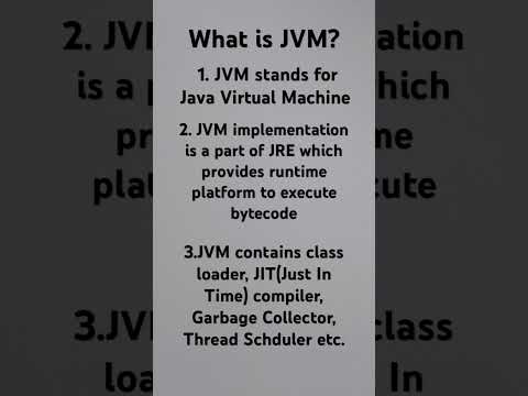 What is JVM ? #JVM #java #programing