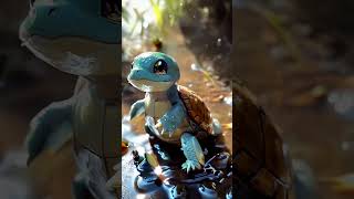 realistic Pokémon evolutions - starter Pokémon  #squirtle #charmander #bulbasaur #ashketchum #ai