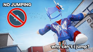 MM2 TRYHARD NOT ALLOWED TO JUMP? (impossible challenge)
