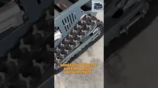 remote operated robotic slope mower with snow plow snow blade snow shovel snow removal machine