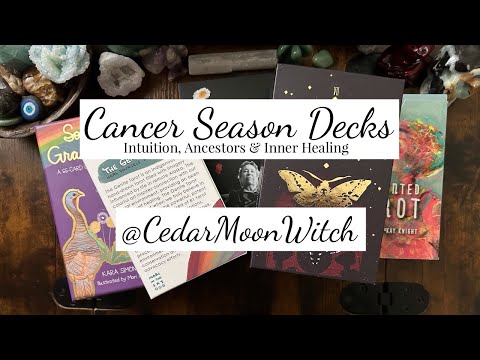 ♋️🔮 Cancer Season Decks // Intuition, Ancestors & Inner Healing ✨