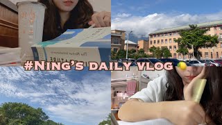 📝Ning’s vlog ep10 / 上大學的第一支vlog！挑戰用1000元渡過期中考週💰midterm week in Donghwa ❤️