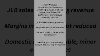 #TataMotors #Q4Results #StockMarket #AutoSector #JLR #BusinessUpdate #Tonight9PM