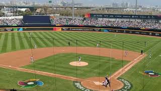 2023/3/12 WBC世界棒球經典賽Chinese Taipei VS. Cuba 中華隊🇹🇼二壘手 鄭宗哲對決古巴隊🇨🇺第一打席！！！！