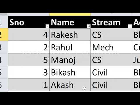 Formatting data as table