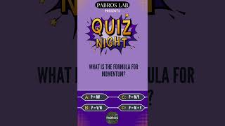 Basic Science Formula quiz #18 #mathquiz #quiz #brainteaser #pabroslab #learnmath #sciencequiz