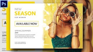E commerce Banner Design in Photoshop