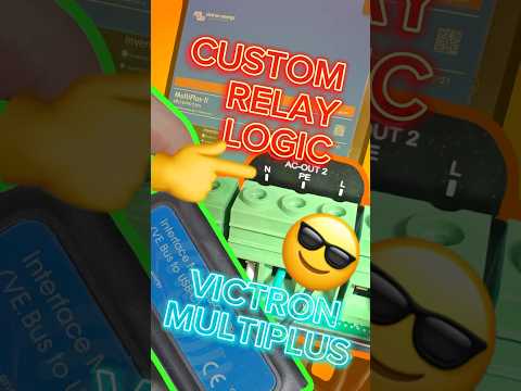Victron MultiPlus Trick: Smart Power Control with ACOut-2 Relay!