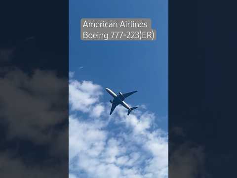 American Airlines Boeing 777-223(ER) take off at John F. Kennedy Airport #american #boeing #aviation