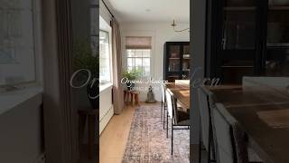Here’s how to style your dining room with these organic modern favorites. #diningroom #decor